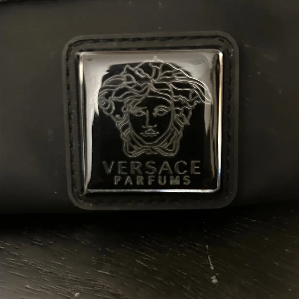 Versace Black and Silver toiletry Bag